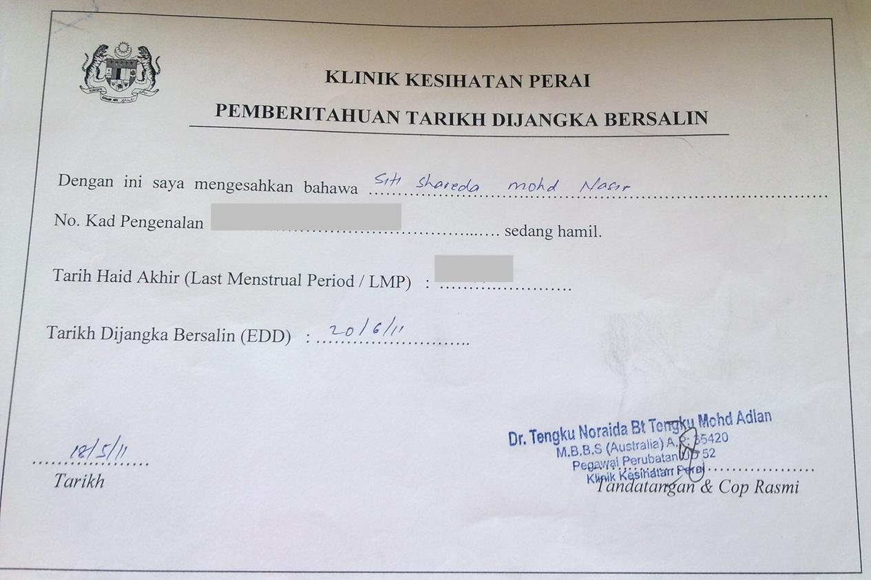 Contoh Surat Rasmi Sokongan Kenaikan Pangkat - Gambar Con